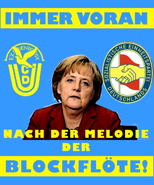 Mein Wahlplakatvorschlag für die Merkel